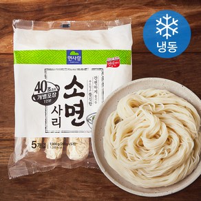 [로켓프레시] 면사랑 소면사리 5개입 (냉동), 1kg, 1개
