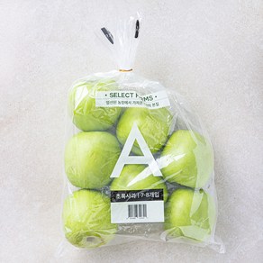 셀렉트팜 GAP 인증 A 초록사과 중과, 1.5kg(중과/7~8입), 1개