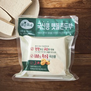 [로켓프레시] 맑은물에 국산콩 맷돌촌두부, 300g, 1개