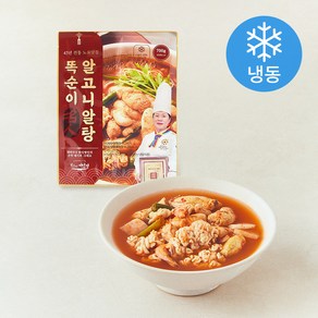 [로켓프레시] 똑순이 45년 전통 노포맛집 전설의 똑순이 알고니알탕 (냉동), 700g, 1개