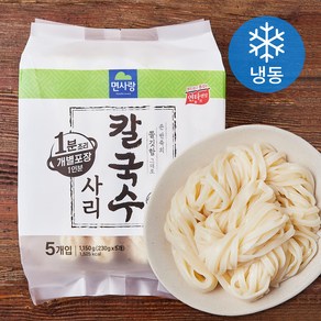 [로켓프레시] 면사랑 칼국수 사리 5개입 (냉동), 1.15kg, 1개