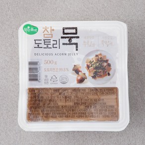 [로켓프레시] 맑은물에 참 도토리묵, 500g, 1개입