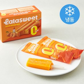 라라스윗 제주감귤 제로 바 아이스크림 (냉동), 70ml, 1개, 6개입