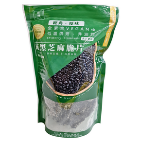 亦擇純黑芝麻杏仁脆片, 250g, 3包- 杏仁果| 酷澎
