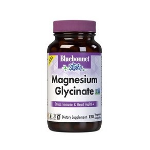 블루보넷 마그네슘 글리시네이트 400mg 베지터블 캡슐, 120정, 1개