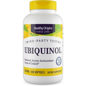 Healthy Origins 輔酶Q10軟膠囊 200mg, 150顆, 1罐