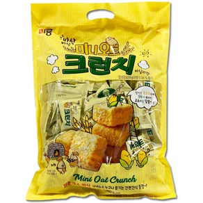 미룡 미니 오트 크런치 바닐라향 대용량 과자, 520g, 1개