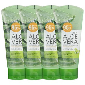 과일나라 95% 알로에베라 모이스처 리얼 수딩젤, 150g, 150ml, 4개