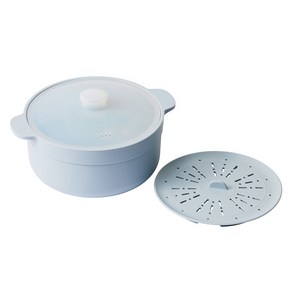 대용량 실리콘 멀티 찜기 1.2L, 블루, 1개
