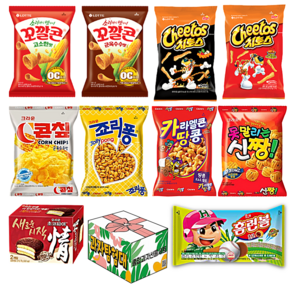 리본선물박스 10종 종합과자세트, 3호, 1세트