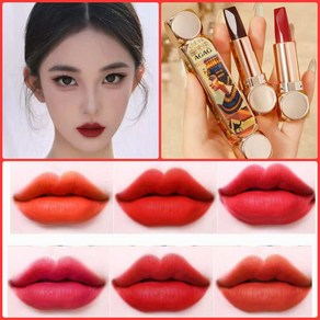 지속력 최강 지워지지않는 이집트 더블해드 촉촉한 6컬러 변색 반전 립스틱(향수 증정), 6색립스틱, 7.6g, 1개