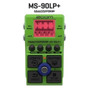 ZOOM MS-90LP+ MultiStomp 이펙터 멀티 스톰프박스 루퍼 페달 줌
