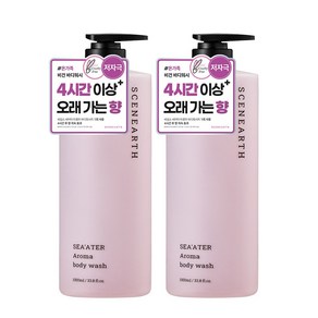 씨널스 씨어터 아로마 퍼퓸 보습 바디워시, 1L, 2개