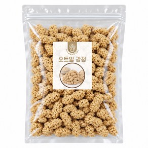주5일 바삭바삭한 한입간식 귀리 오트밀강정, 400g, 1개