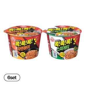 오뚜기 스파게티 큰컵 120g x 6p + 라면볶이 큰컵 120g x 6p, 12개