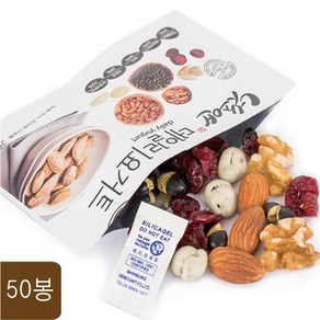 [넛츠앤] 데일리요거트 하루한줌견과 50봉 실속형 / 견과류믹스 / 하루견과 / 하루한봉, 50개