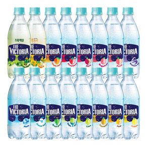 (쥬시마트)웅진식품 더 빅토리아 16가지맛 기획세트, 16개, 500ml