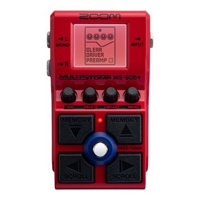 ZOOM MS-60B+ Multi Stomp for Bass Effector 신품 베이스용 멀티 이펙터[줌]MS60B