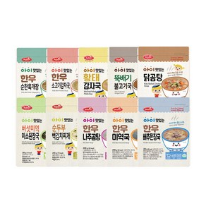 베베스트 아이 맛있는 국 10종, 200g, 1세트