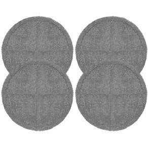 물걸레청소기 전기종 호환 극세사 걸레 회색 22cm, 4개