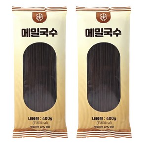 메밀국수 메밀면 글루텐프리 저당 저칼로리 면 마라탕재료, 400g, 2개