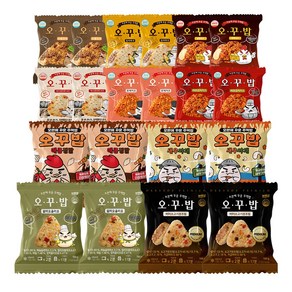 오꾸밥 오븐에 꾸운 주먹밥 맛별세트10종, 100g, 20개