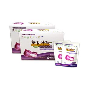 황토나라양파즙 물없이 갈아만든 100% 자색양파즙 100ml, 120개