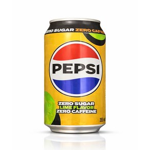 롯데칠성 펩시 라임향 제로슈가 제로카페인, 355ml, 18개
