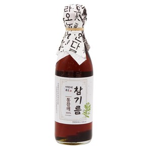 [이장네] 전통압착 참 고소한 통참기름100%_350ml, 1개