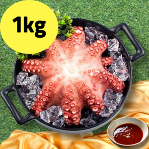 [세척손질 자숙문어] 데친 제수용 문어 1마리 삶은 문어숙회, 1박스, 1kg 내외 [대]