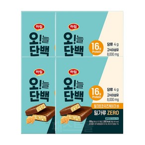 하림 오늘단백 밀크초코 치즈케이크바, 1개