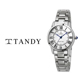 TANDY 탠디 클래식 커플 메탈 손목시계 T-3714 여자 화이트(탠디 쇼핑백 증정)