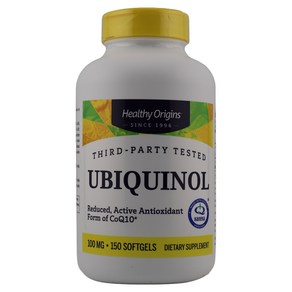 Healthy Origins 還原型輔酶Q10軟膠囊 100mg, 150顆, 1罐