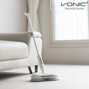보닉 크린 무선 물걸레 청소기 극세사패드 4P LED라이팅 배터리잔량표시 듀얼스핀 무선청소기 물걸레청소기 스틱높이조절 간편청소 손걸레질 자동청소기, 단품, 단품