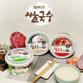 웰빙가든 쌀국수 해물 멸치 두가지맛 한박스, 10개, 92g