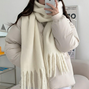 블루씨티 폭닥 캔디 무지 도톰 빅 목도리 머플러