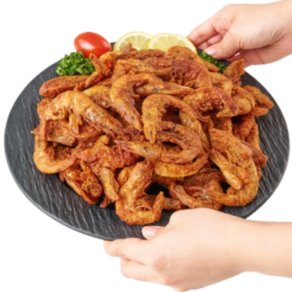 비어앳홈 자연산 단백질 새우튀김, 300g, 3개
