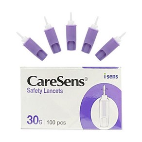 케어센스 안전란셋 일회용란셋 멸균 사혈침 채혈침(100개입) 30g, 5개