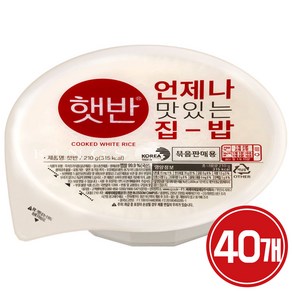 제트스카이 CJ 햇반, 210g, 40개