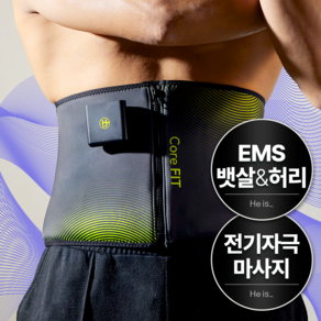 히이즈 코어핏 EMS 허리마사지&온열, L