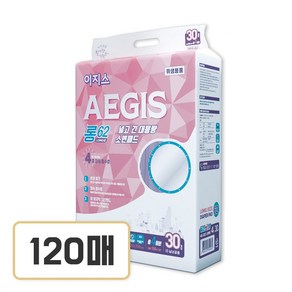 이지스 롱62 땅콩(8)형 소변패드 속기저귀, 특대형, 30매입, 4개