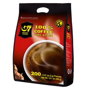 G7 퓨어블랙 원두커피믹스, 2g