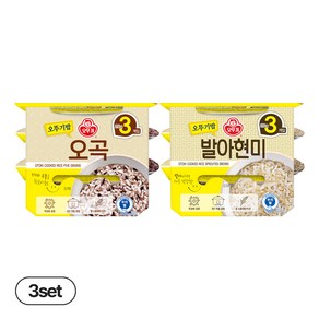 오뚜기밥 발아현미 9개+오곡, 3.78kg, 1개