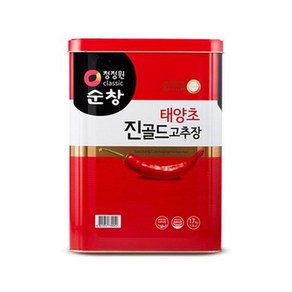 청정원순창 태양초 진골드고추장, 14kg, 1개