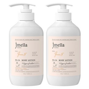 제이멜라 인 프랑스 퀸 5 바디 로션 자스민 파우더향, 500ml, 2개