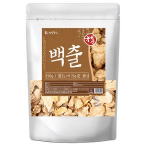 건강중심 국산 백출 삽주뿌리, 250g, 1개