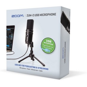 ZOOM 줌 USB 마이크 ZUM-2 블랙