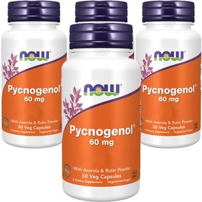 NOW Foods 碧蘿芷膠囊, 50入, 4個, 60mg