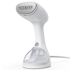 Rotima 핸디형 스탠드 스팀다리미 1400W 강력 빠른 예열 의류 다리미, 화이트, RL-2408-1