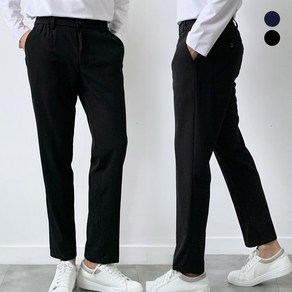 미제이 남자 밴딩 슬랙스 프리미엄 구김없는 바지